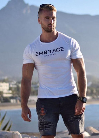 Белая мужская футболка Flyfirefly