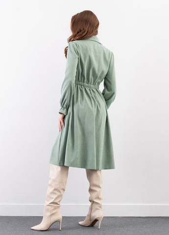 Зеленое повседневный платья ISSA PLUS однотонное