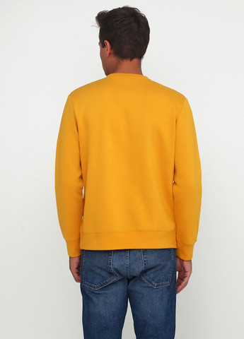 Свитшот H&M - крой надпись желтый кэжуал хлопок - (268032452)
