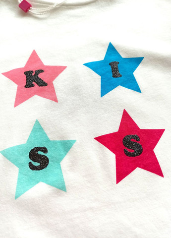 Реглан лонгслів білий для дівчинки OVS (268221619)