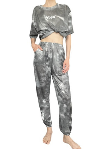 Костюм із широкими штанами жіночий Urban 3XL сірий No Brand (268041024)