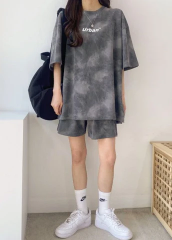 Костюм із шортами жіночий Urban 2XL Qiffer сірий No Brand (268041039)