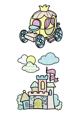 Водні розмальовки. Принцеси Пегас (268048459)