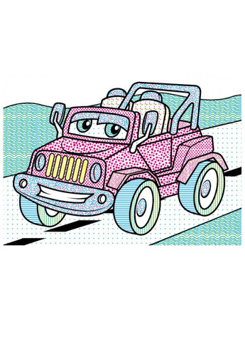 Водні розмальовки. Джип Пегас (268048474)