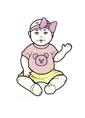 Водні розмальовки. Лялька блакитна Пегас (268048455)