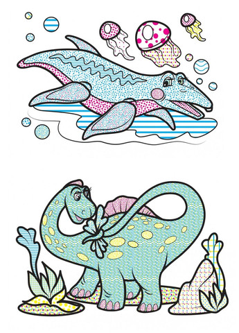 Водные раскраски. Дино Пегас (268048462)