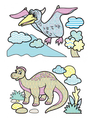 Водные раскраски. Дино Пегас (268048462)