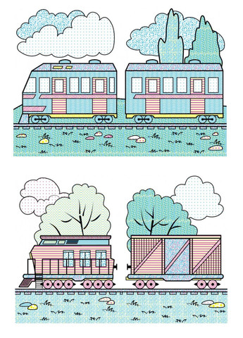 Водные раскраски. Паровоз Пегас (268048432)