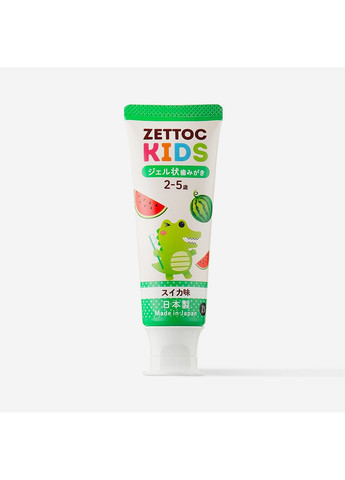 Зубна паста дитяча "Кавун" Nippon Toothpaste Kids Watermelon, 70г Zettoc (268378759)