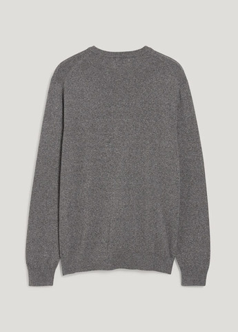 Серый демисезонный свитер из хлопка C&A