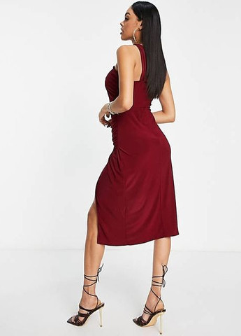 Бордовое платье Asos
