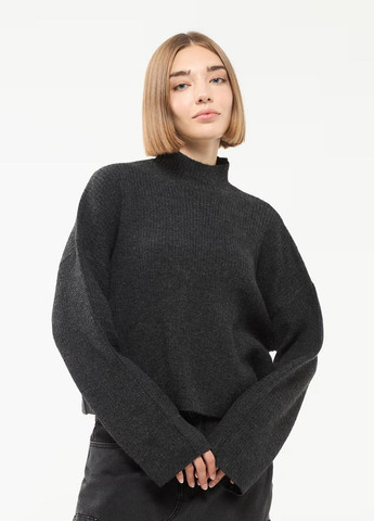 Темно-сірий демісезонний светр жін Terranova