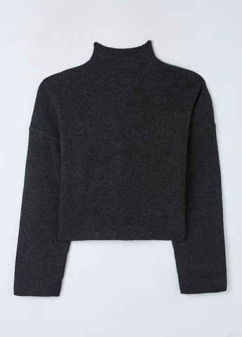Темно-серый демисезонный свитер женщин Terranova