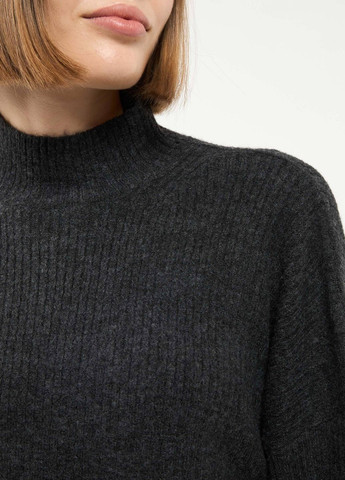 Темно-серый демисезонный свитер женщин Terranova