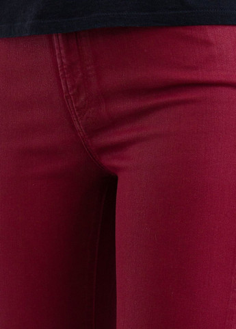 Бордовые джинсы skinny Karl Lagerfeld - (268128325)