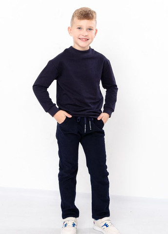Синие зимние джинсы для мальчика на флисе No Brand