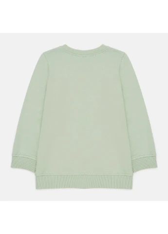 H&M толстовка напис зелений кежуал