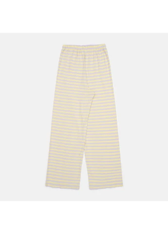 Желтые домашние летние брюки H&M