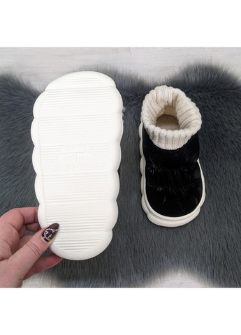 Черные тапочки чуни детские высокие Lion