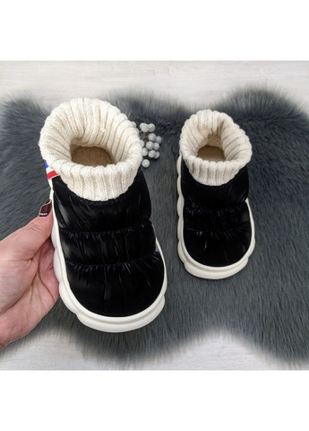 Черные тапочки чуни детские высокие Lion