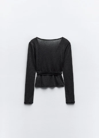Графітовий демісезонний светр Zara