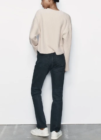 Світло-бежевий демісезонний светр Zara