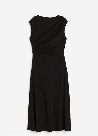 Черное деловое платье H&M однотонное