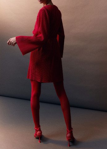 Красное праздничный платье H&M однотонное