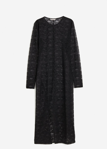 Чорна святковий сукня H&M однотонна