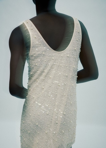 Молочна святковий сукня H&M однотонна