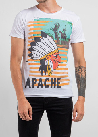 Белая белая футболка с принтом apache Ko Samui