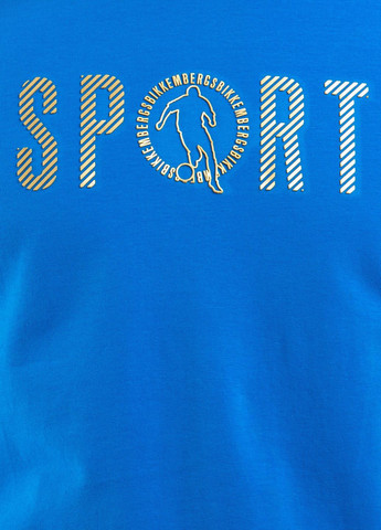 Блакитна футболка Dirk Bikkembergs