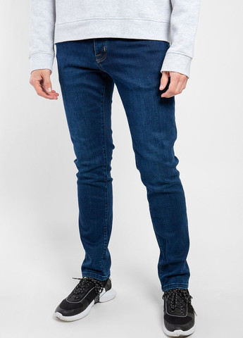 Синие демисезонные темно-синие классические джинсы Jacob Cohen
