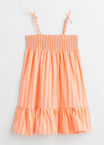 Светло-оранжевое платье H&M (268378551)