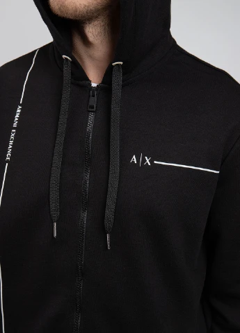Черный хлопковый спортивный костюм Armani (268379893)