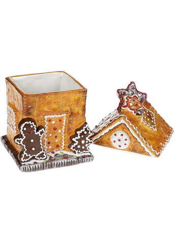 Банку для солодощів "Прянична Казка" Будиночок керамічний Bona (268460653)