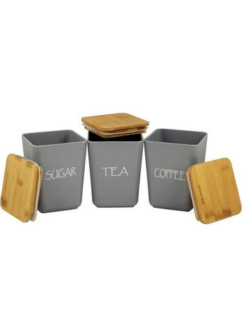 Набор 3 емкости из бамбукового волокна с крышкой Kamille (268460849)