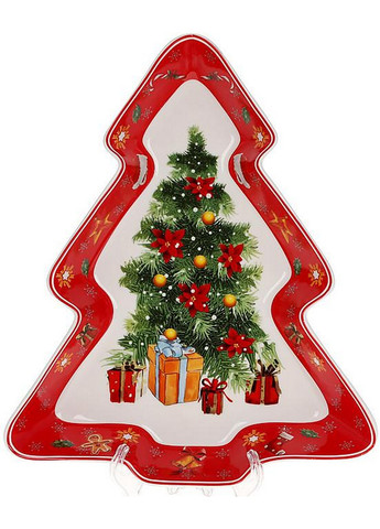 Блюдо фигурное "Елочка", фарфоровое Bona (268457668)