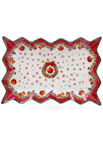 Блюдо фарфоровое "Рождественский орнамент" Bona (268457997)