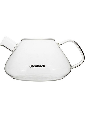 Чайник стеклянный заварочный со съемным ситечком (0616s) Ofenbach (268457236)