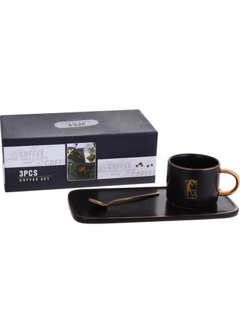 Кофейный набор Coffee Prelude с тарелкой и ложкой Bona (268457755)