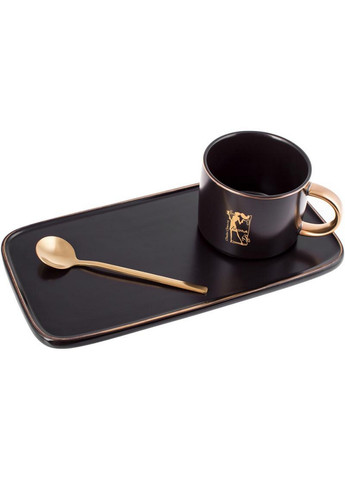 Кофейный набор Coffee Prelude с тарелкой и ложкой Bona (268457755)