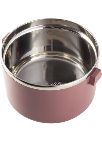 Ланч-бокс Snack трехуровневый, пластик и нержавеющая сталь Kamille (268459078)