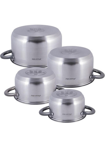 Набор 4 кастрюли Groningen из нержавеющей стали с 5-слойным индукционным дн Kamille (268459910)