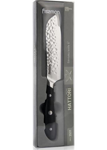 Нож сантоку Hattori hammered из нержавеющей стали Fissman (268460925)