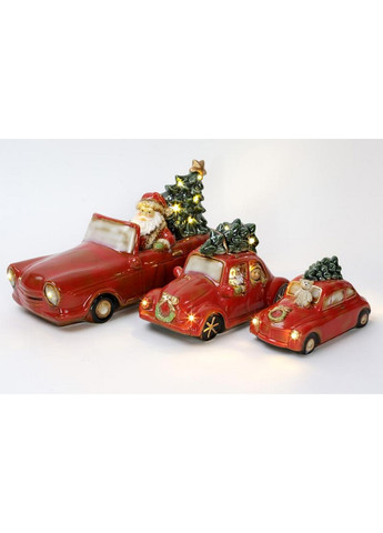 Декор новорічний "Машина" фарфор з LED-підсвічуванням Bona (268458952)