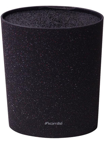 Колода для ножів Brash Stand Мармур пластикова кругла Kamille (268458051)