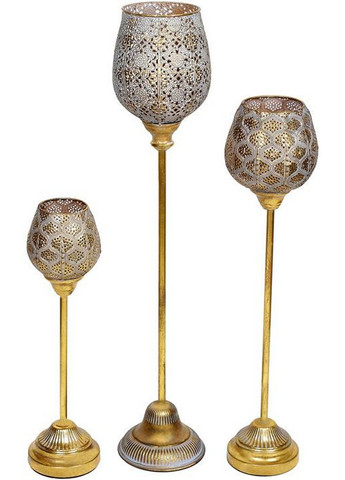 Свічник декоративний Cornel Eias зі скляною колбою, на нозі Bona (268460174)