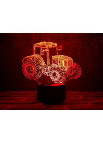 3D нічник-світильник "Трактор" 3DTOYSLAMP (268460972)