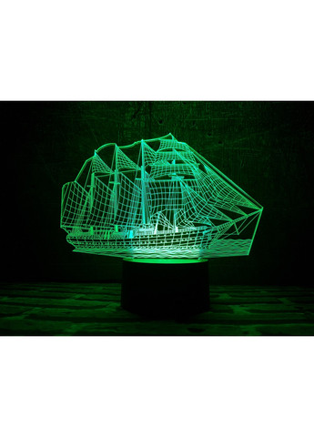 3D ночник-светильник "Корабль" 3DTOYSLAMP (268459357)